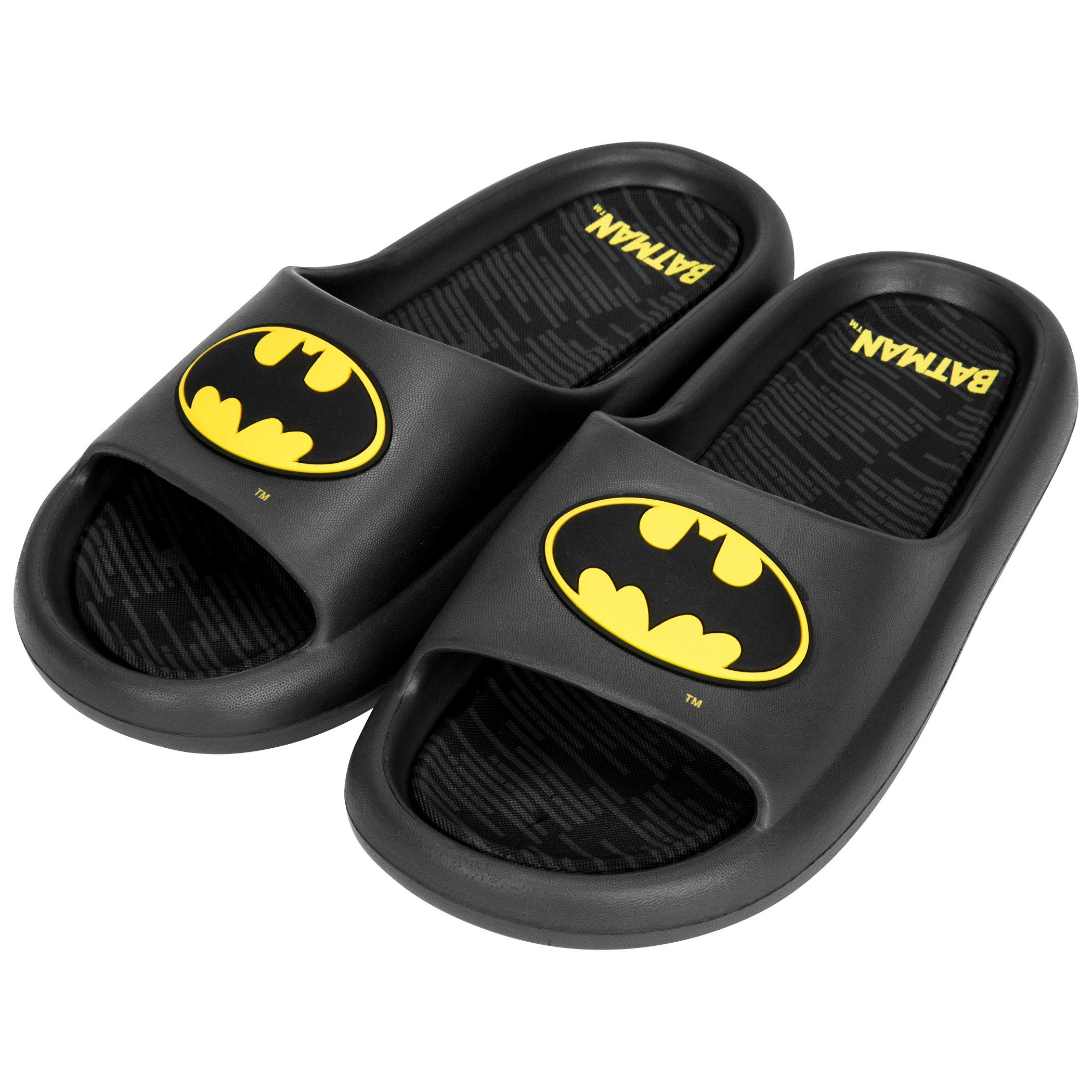 Batman Logo Men's Cloud Comfort Foam Slide Sandals